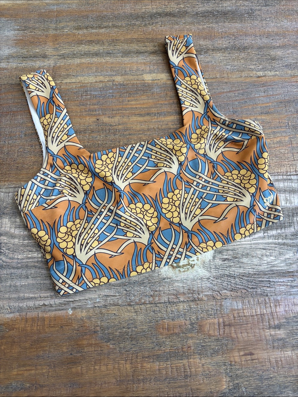 Albion Fit Olivia Swim Crop in Golden Hour